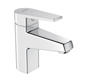 Single lever wash-basin mixer cold start